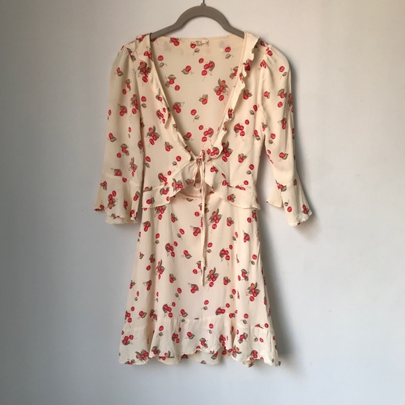 NWT For Love and Lemons Cherry Dress M - Picture 5 of 10
